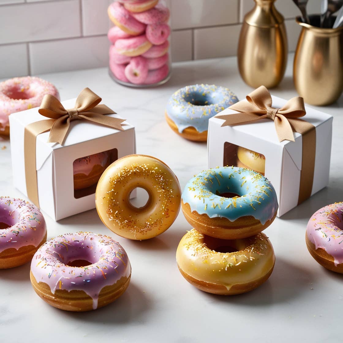 Beautique Goals - Gentle Glow Donut Soap Bars: Standard