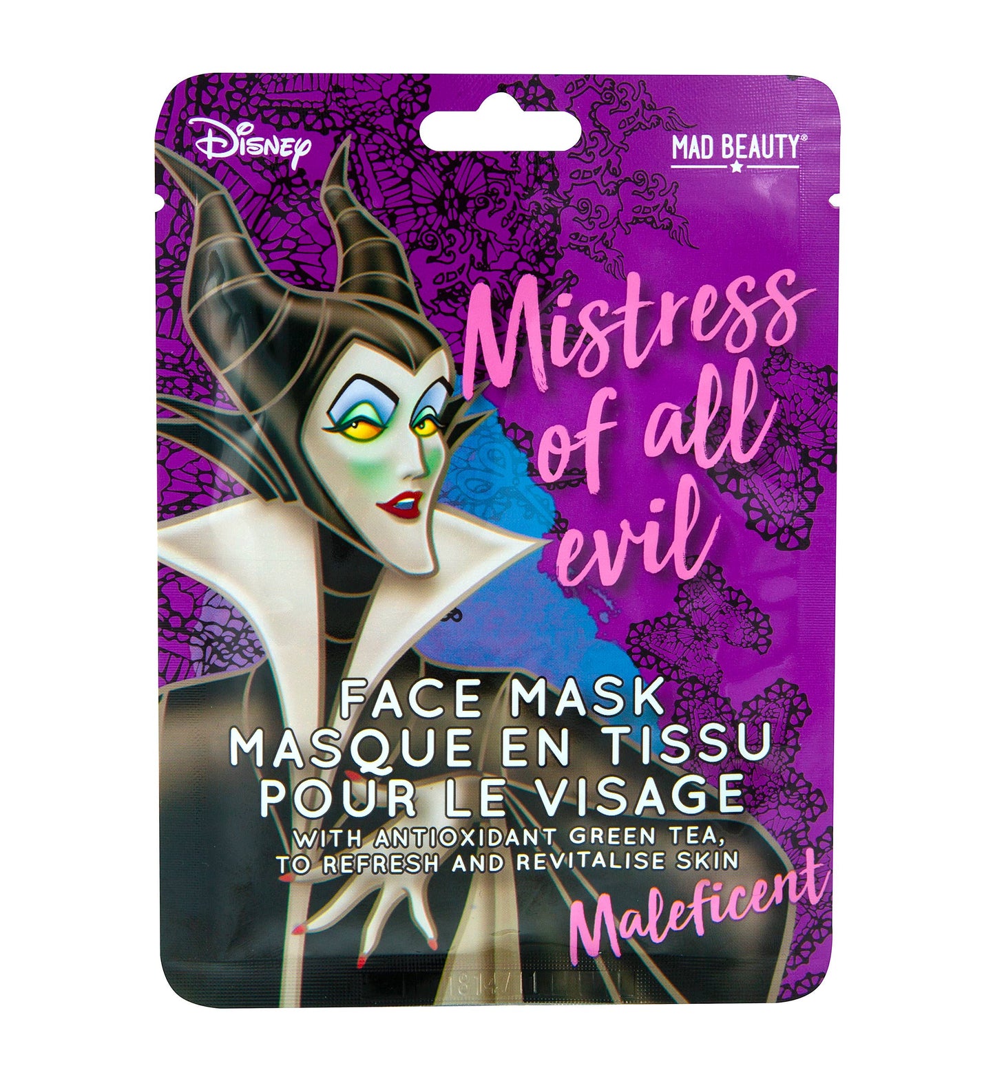 Mad Beauty USA LLC - Mad Beauty Disney Maleficent Sheet Face Mask 12pc
