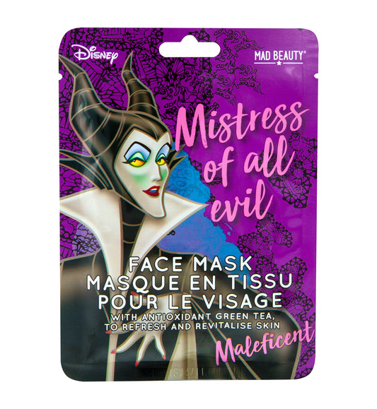 Mad Beauty USA LLC - Mad Beauty Disney Maleficent Sheet Face Mask 12pc