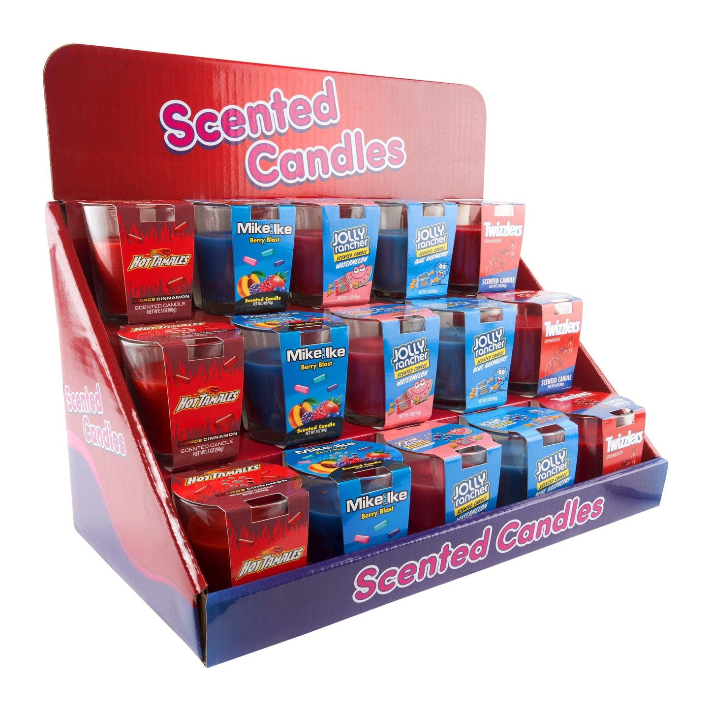 Cannatron - Hershey’s Assorted Fruits Candle Display – 3oz – 15ct
