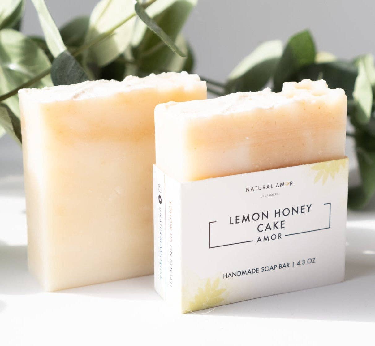 Natural Amor LLC - Lemon Honey Soap Bar, Moisturizing Bar