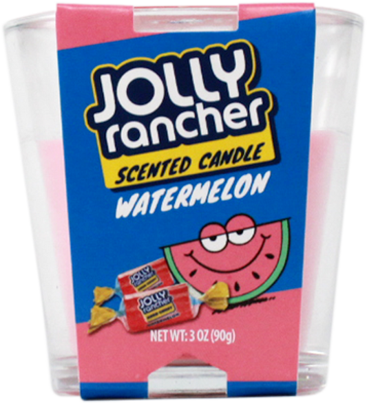 Cannatron - Jolly Rancher Candles – 3oz Single Wick - 6ct Case: Watermelon