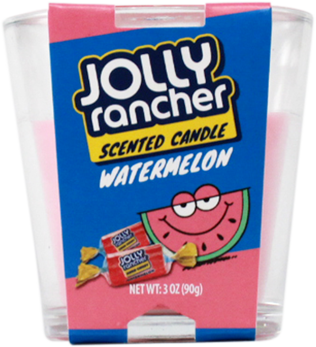 Cannatron - Jolly Rancher Candles – 3oz Single Wick - 6ct Case: Green Apple