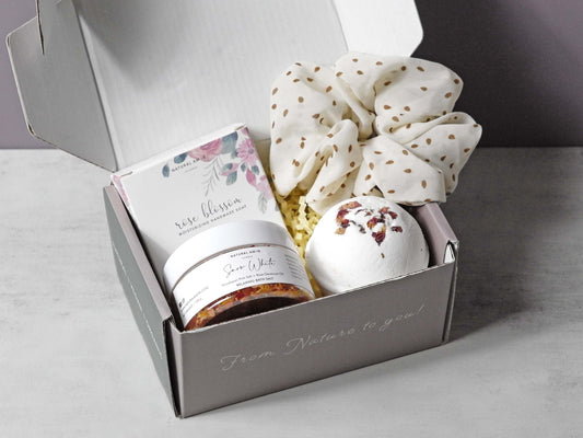 Natural Amor LLC - Spa Bath Body Gift Set| Natural Skincare Gift Sets: Thank you