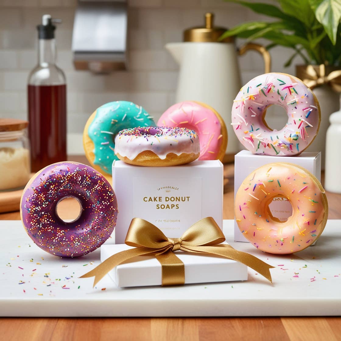 Beautique Goals - Gentle Glow Donut Soap Bars: Standard