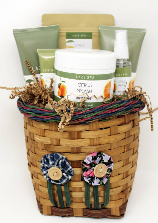 Northwoods Food and Gift Enterprises - Spa Gift Set in a basket: Ocean Purity