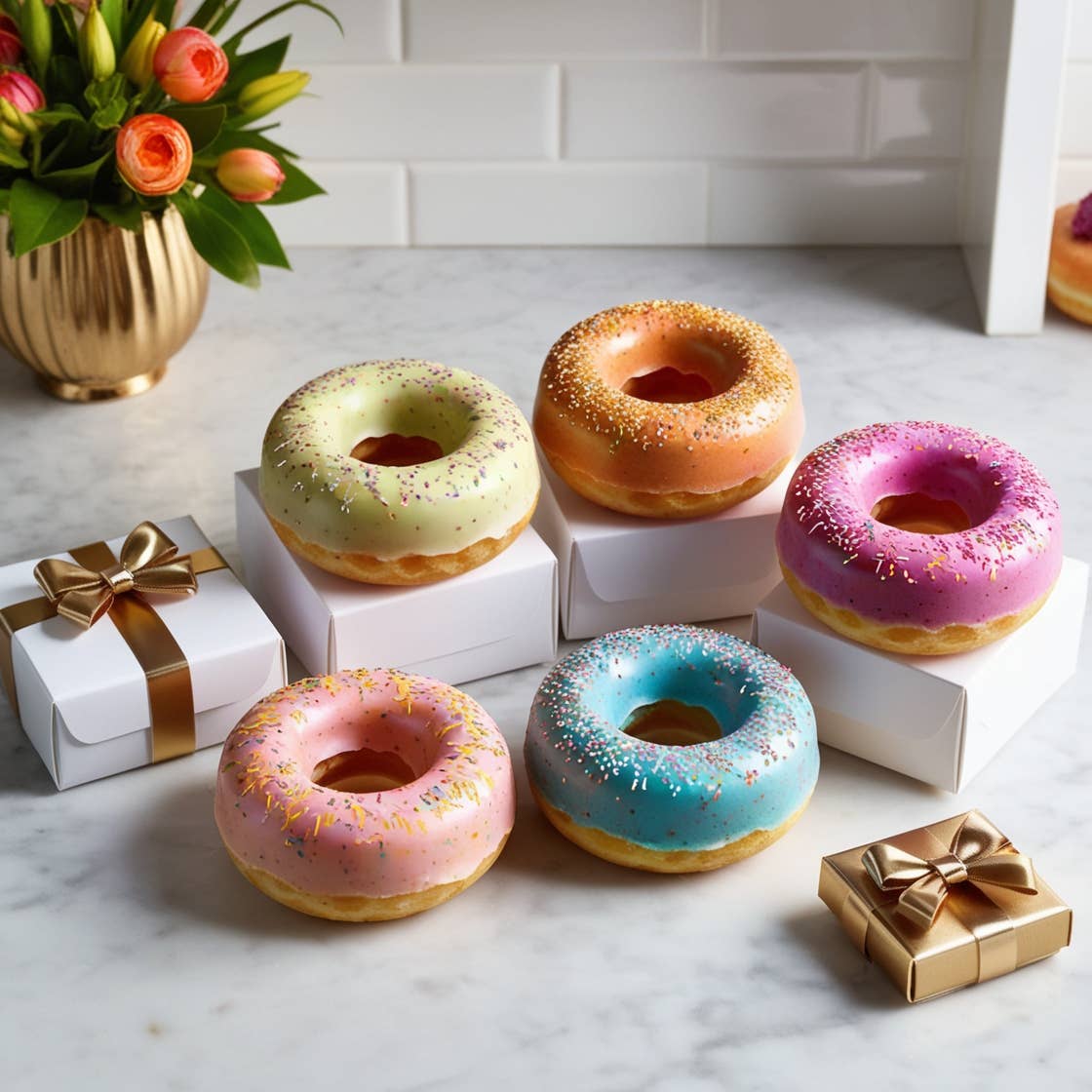 Beautique Goals - Gentle Glow Donut Soap Bars: Standard
