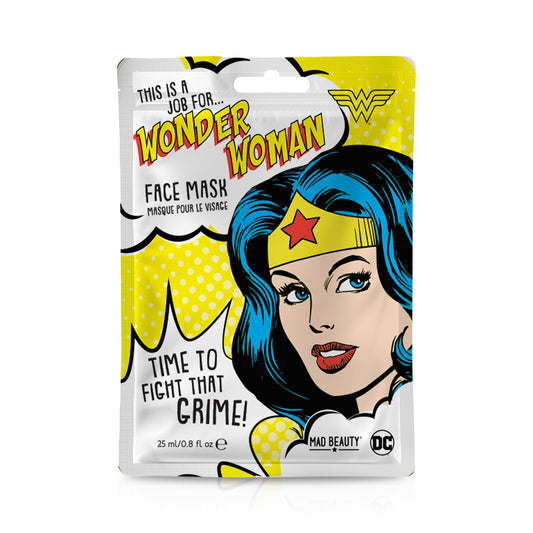 Mad Beauty USA LLC - Mad Beauty Warner DC Wonderwomen Face Mask - 12pcs