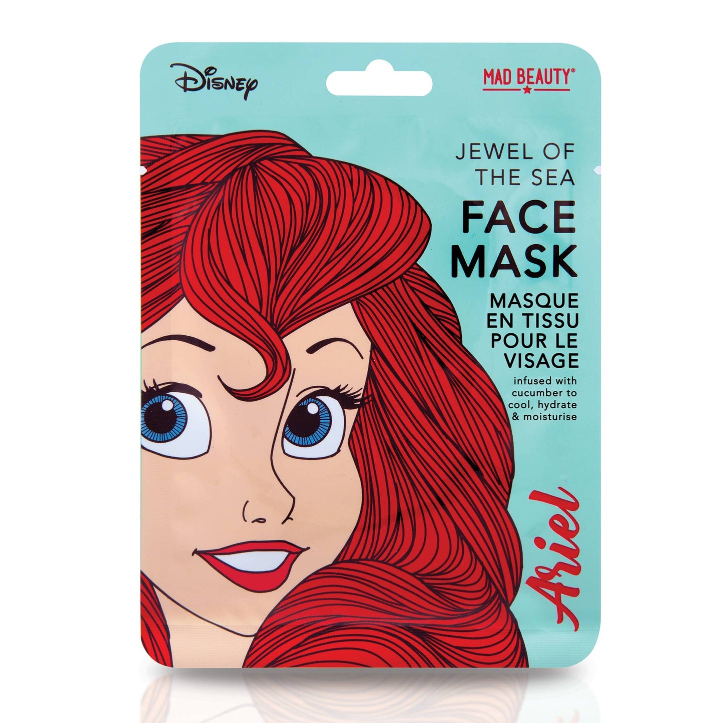 Mad Beauty USA LLC - Mad Beauty Disney Ariel Sheet Face Mask 12pc