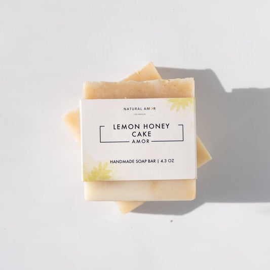 Natural Amor LLC - Lemon Honey Soap Bar, Moisturizing Bar
