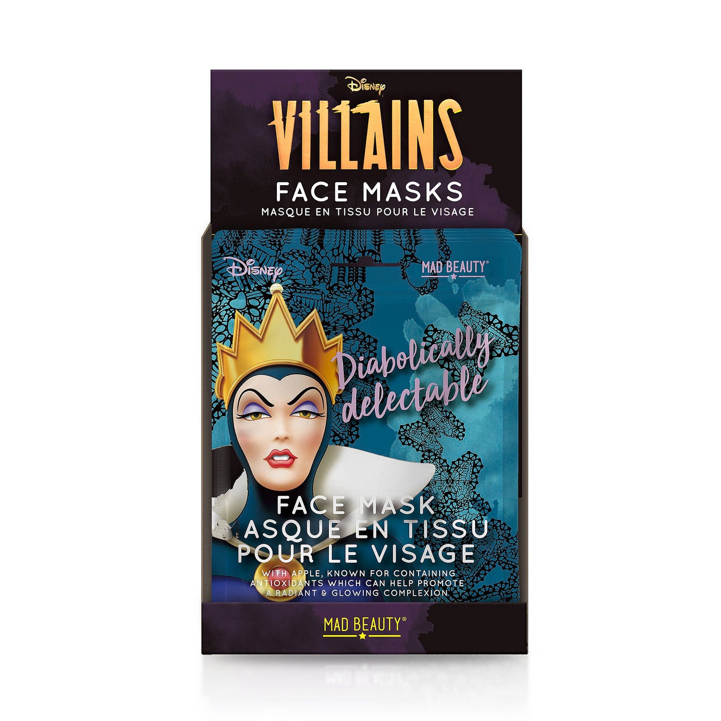 Mad Beauty USA LLC - Mad Beauty Disney Evil Queen Sheet Face Mask 12pc