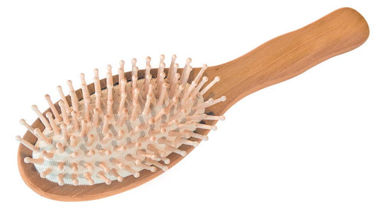 Vegan Hairbrush Natural with Wood Eco Wellness Sustainable